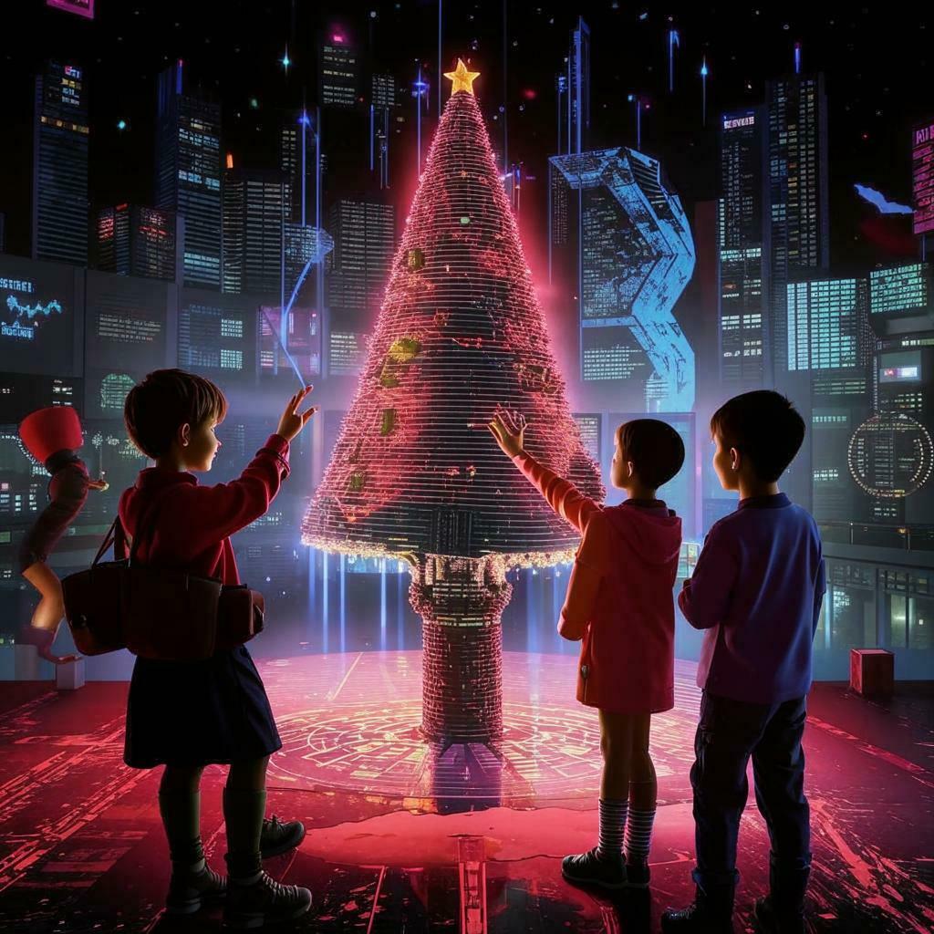 "Новый год под угрозой: Как дети спасли праздник с помощью IT!"