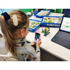 Курсы LEGO Wedo 2.0 + Scratch 3.0 в школе Alpha-Code (Lancman School  Шелепиха)