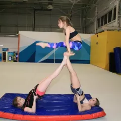 Спортивная акробатика в СЦ "Небо Спорт" (Фили)