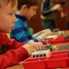 Робототехника 1.0 на Lego Mindstorms EV3 в робошколе Электроник (ДС "Синий Кот")