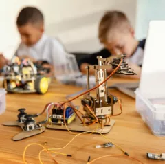 Первороботы на базе конструктора Lego Wedo 2.0 Робошкола "Электроник" (Лермонтовский проспект - Лермонтовский проспект, д.2, к.2)