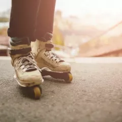 Катание на роликах в роллер школе Кирилла Рязанцева (Речной вокзал)