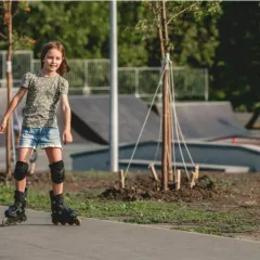Слалом в школе "RollerSchool" (Речной вокзал)