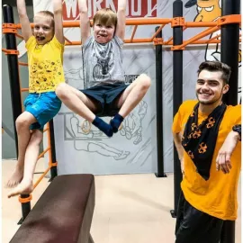 Паркур в клубе JOYGYM (Тушинская)