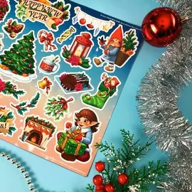 Мастер-класс «Новогодний стикерпак» м. Тимирязевская