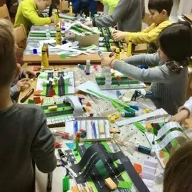 Архитектурное занятие в детском клубе послушАЙка Нагорная