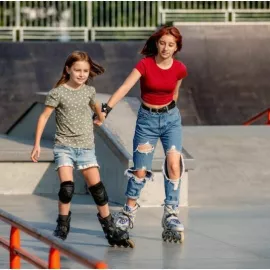 Слалом в школе "RollerSchool" (Раменки)