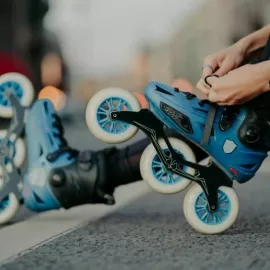 Фрискейт в школе "RollerSchool" (Парк Горького)