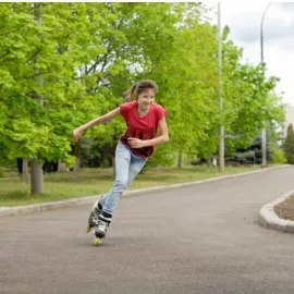 Фрискейт в школе "RollerSchool" (Университет)