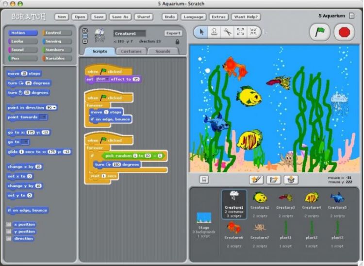 Создание игр и мультфильмов на Scratch в школе Codemika (Онлайн)